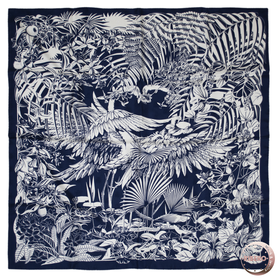 エルメス カレ90 Flamingo Party Tattoo フラミンゴ パーティ タトゥ スカーフ