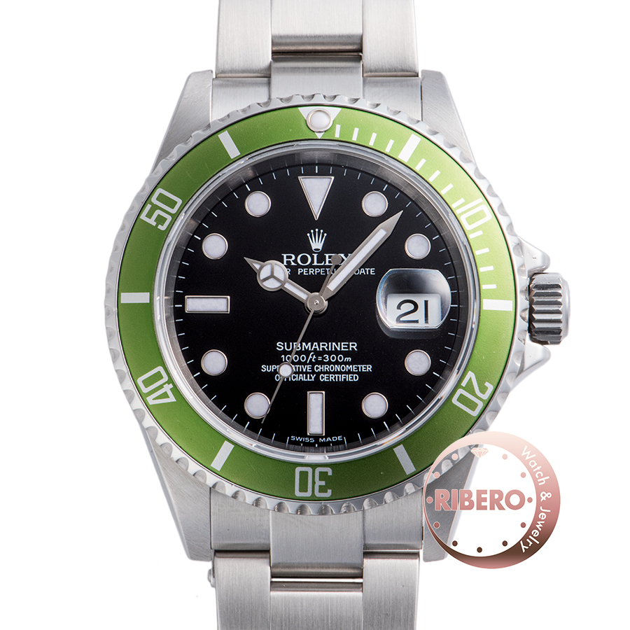 ロレックス 16610LV Z番 ライムベゼル