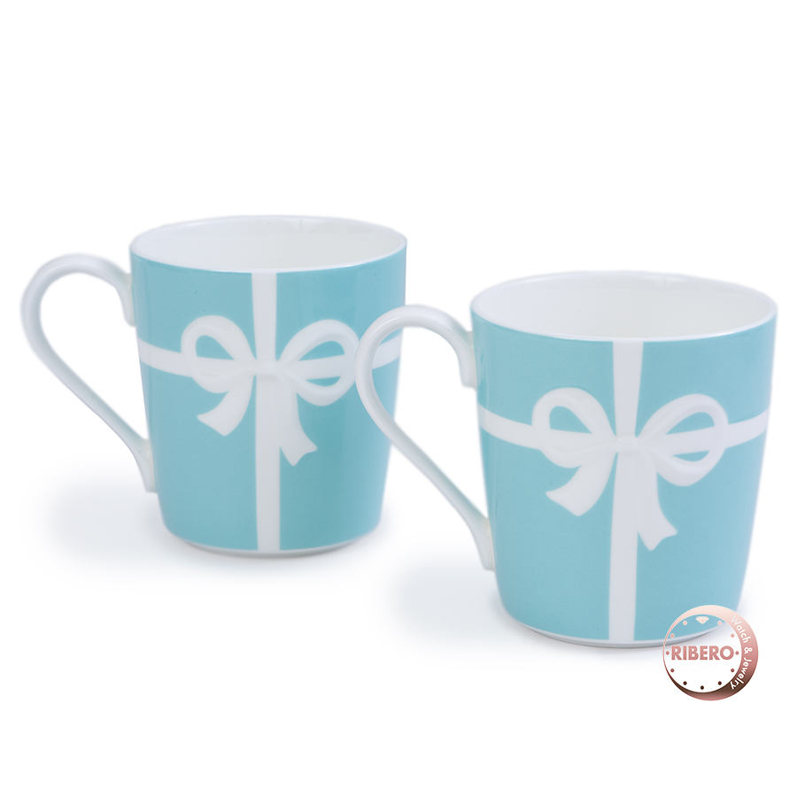 ティファニー ブルーボウ リボン マグカップ