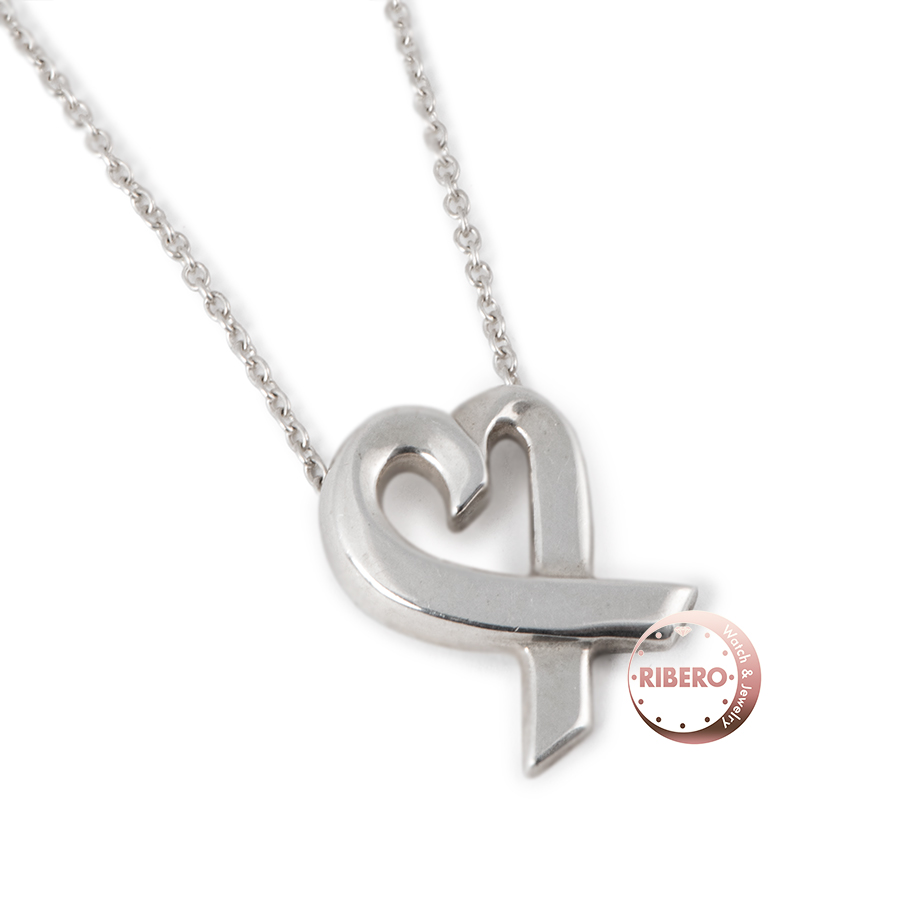 ティファニー ラビング ハート ネックレス