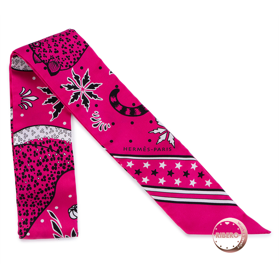 エルメス ツイリー Les Leopards Bandana(レオパード・バンダナ)
