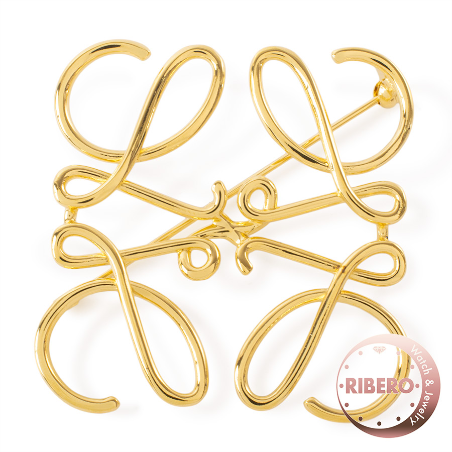 ロエベ アナグラム ブローチ