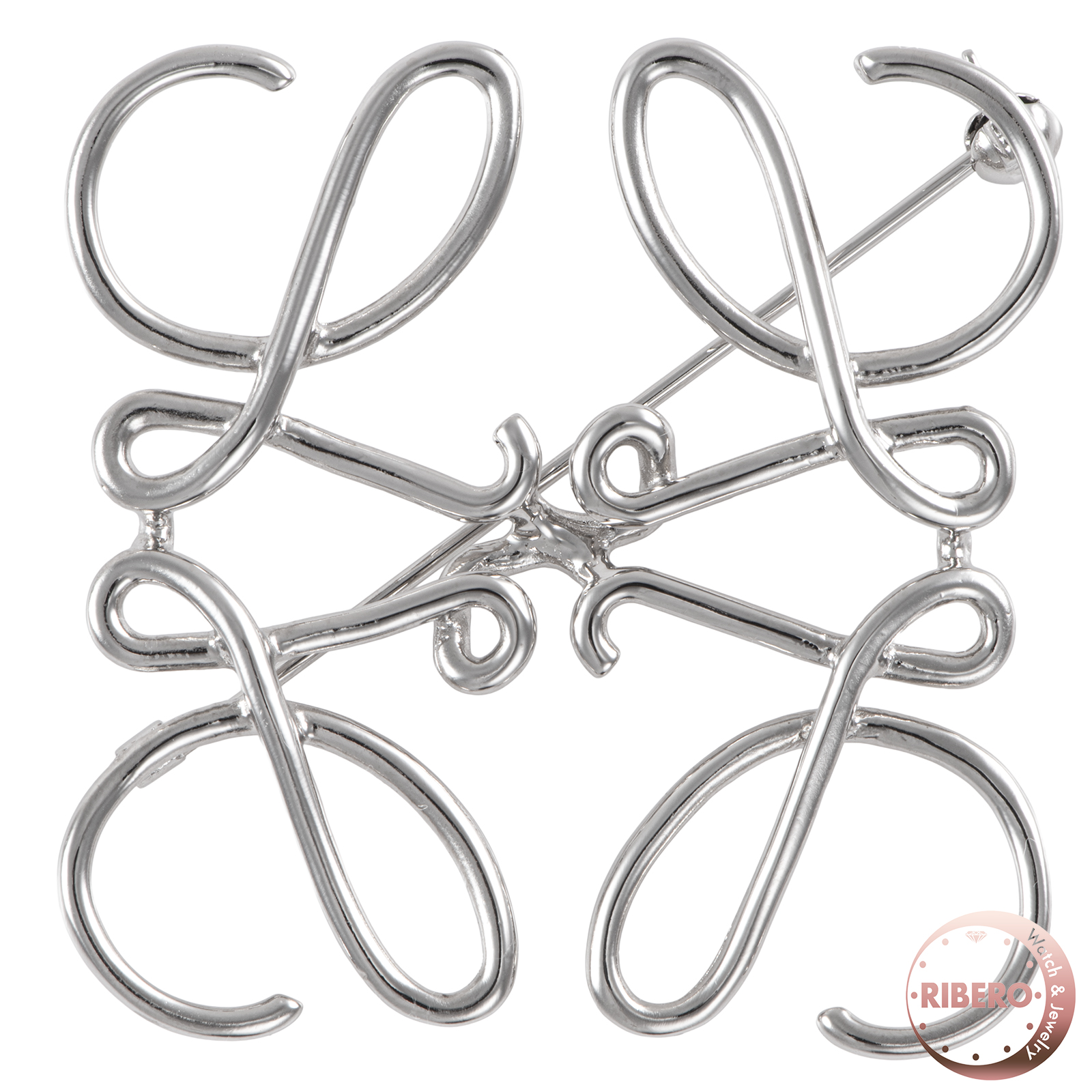 ロエベ アナグラム ブローチ