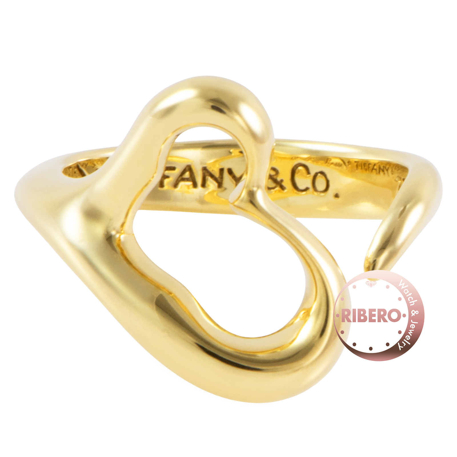 ティファニー オープンハート リング 11号