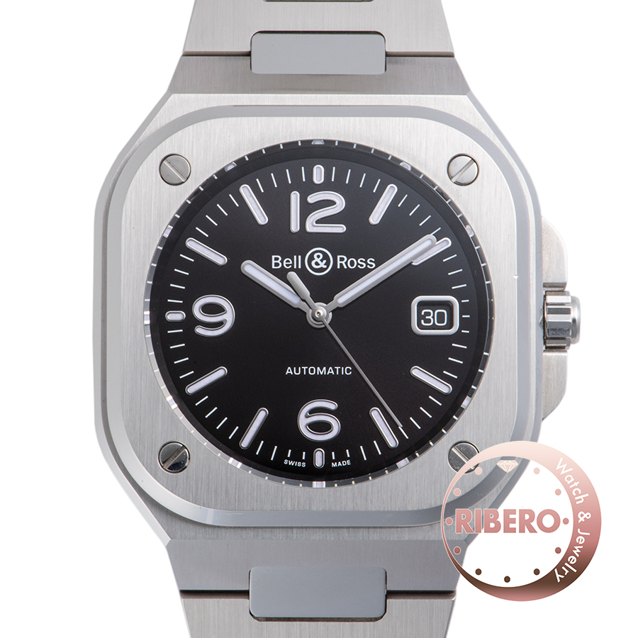 ベル＆ロス BR 05 BLACK STEEL BR05A-BL-ST/SST