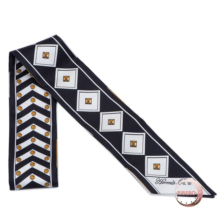 エルメス ツイリー Colliers et Chiens 首輪と犬