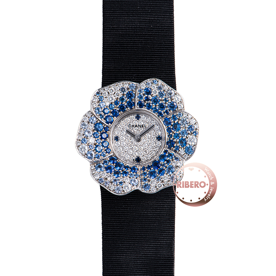 シャネル カメリアコレクション ジュエリーウォッチ H1188