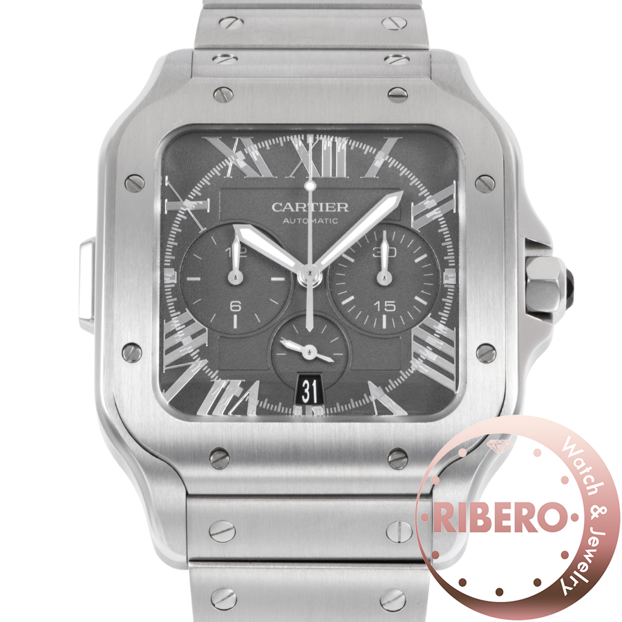 カルティエ サントス ドゥ カルティエ クロノグラフ XL WSSA0078 日本220本限定