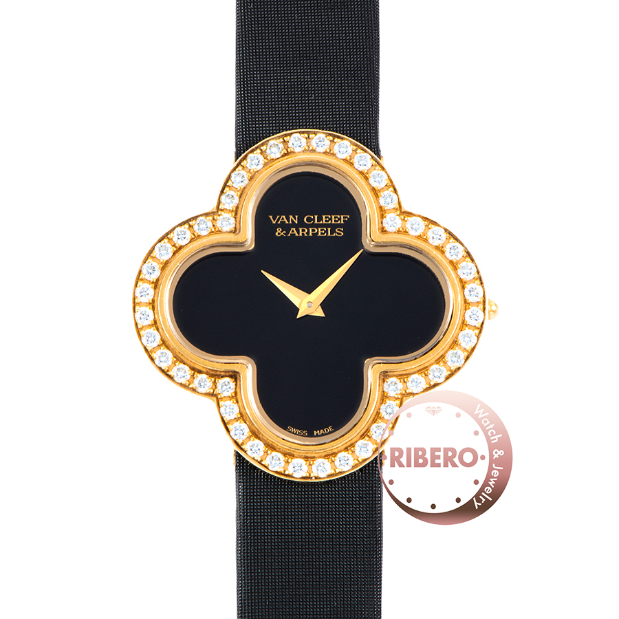 ヴァンクリーフ＆アーペル アルハンブラ ミディアムモデル ウォッチ VCARN5HZ00 オニキス