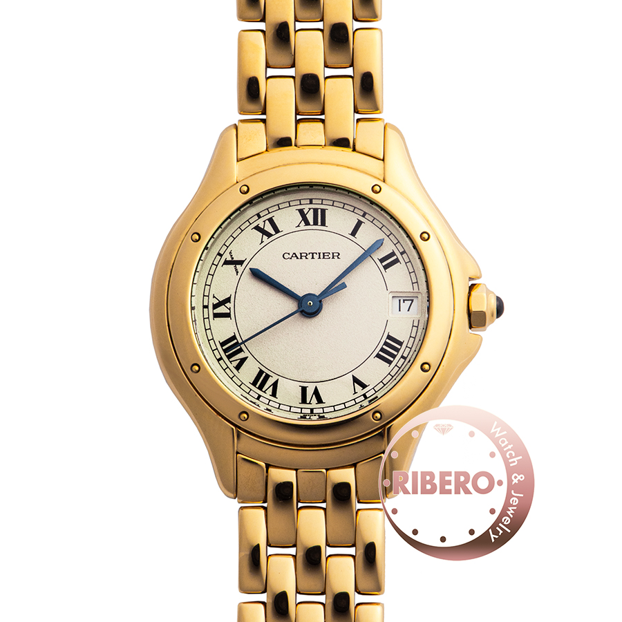 カルティエ パンテール クーガー W25012B9 K18YG