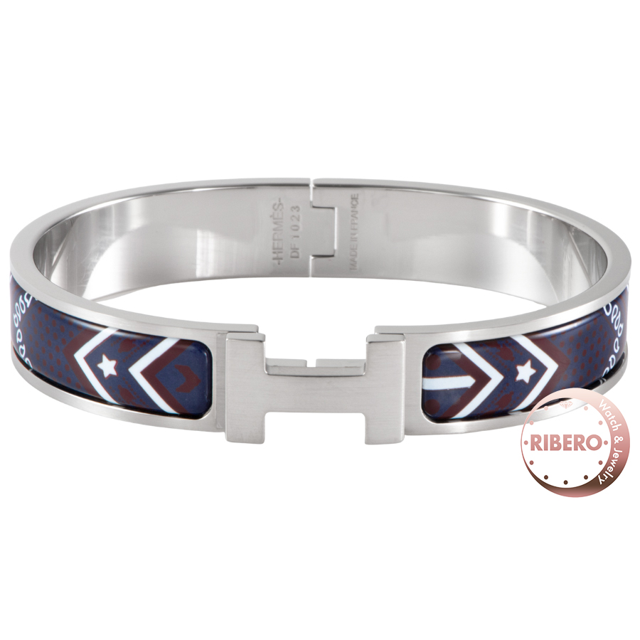 エルメス クリックH エナメル ブレスレット  バンダナ カザック・ニュイ クリックHH