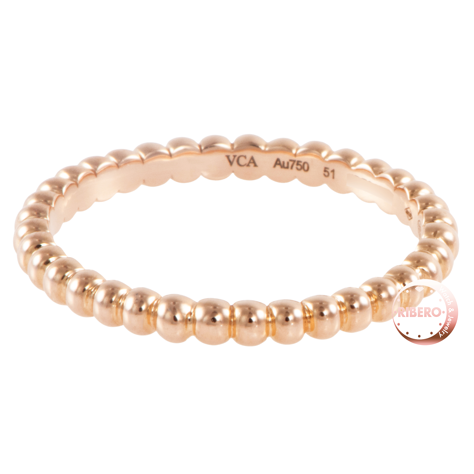 ヴァンクリーフ＆アーペル ペルレ ゴールドパール リング スモールモデル 11号