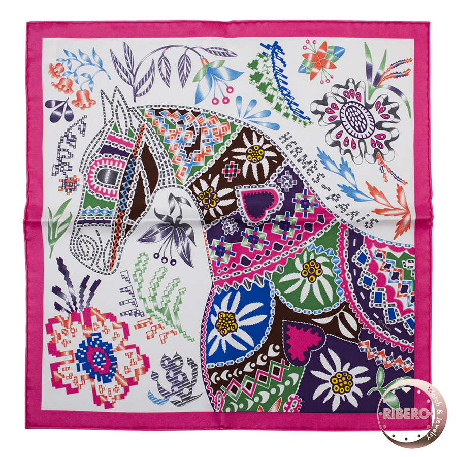 エルメス ガヴロッシュ En Attendant Ulysse オデュッセウスを待ちながら スカーフ