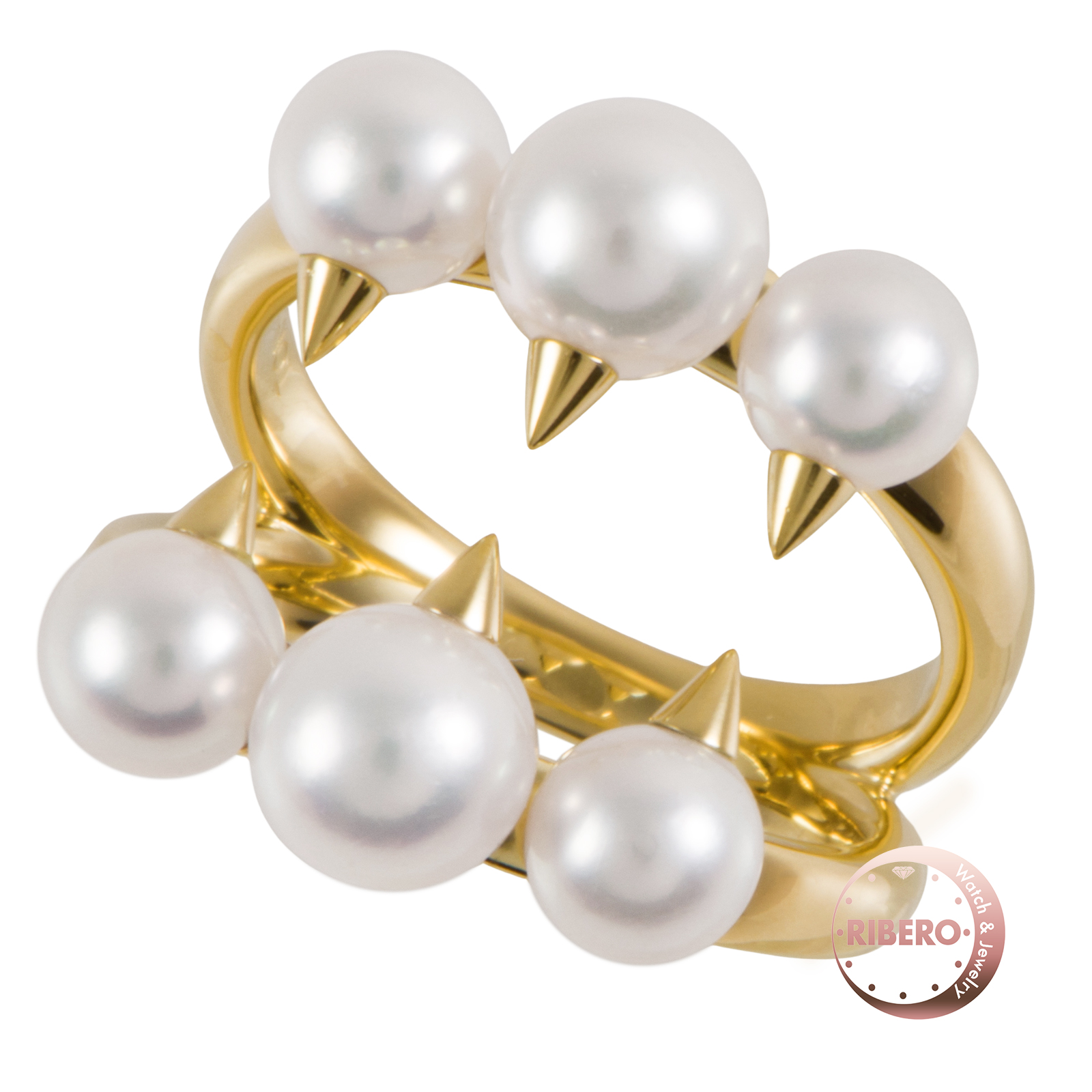 タサキ デインジャー シグネチャー リング R-4497-18KYG 10号