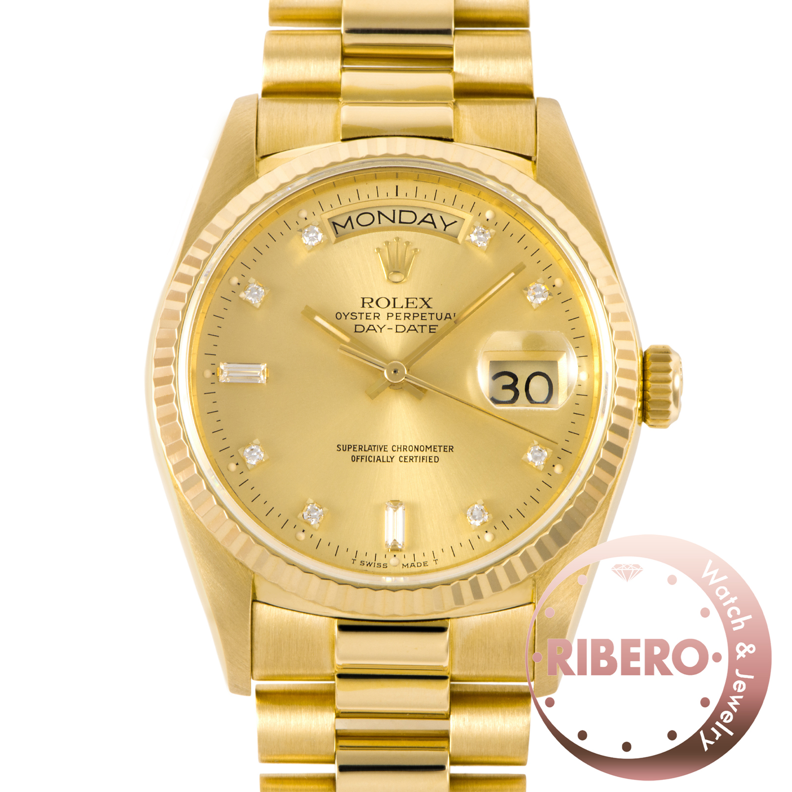 ロレックス デイデイト 18038A 1987年製 Tritium