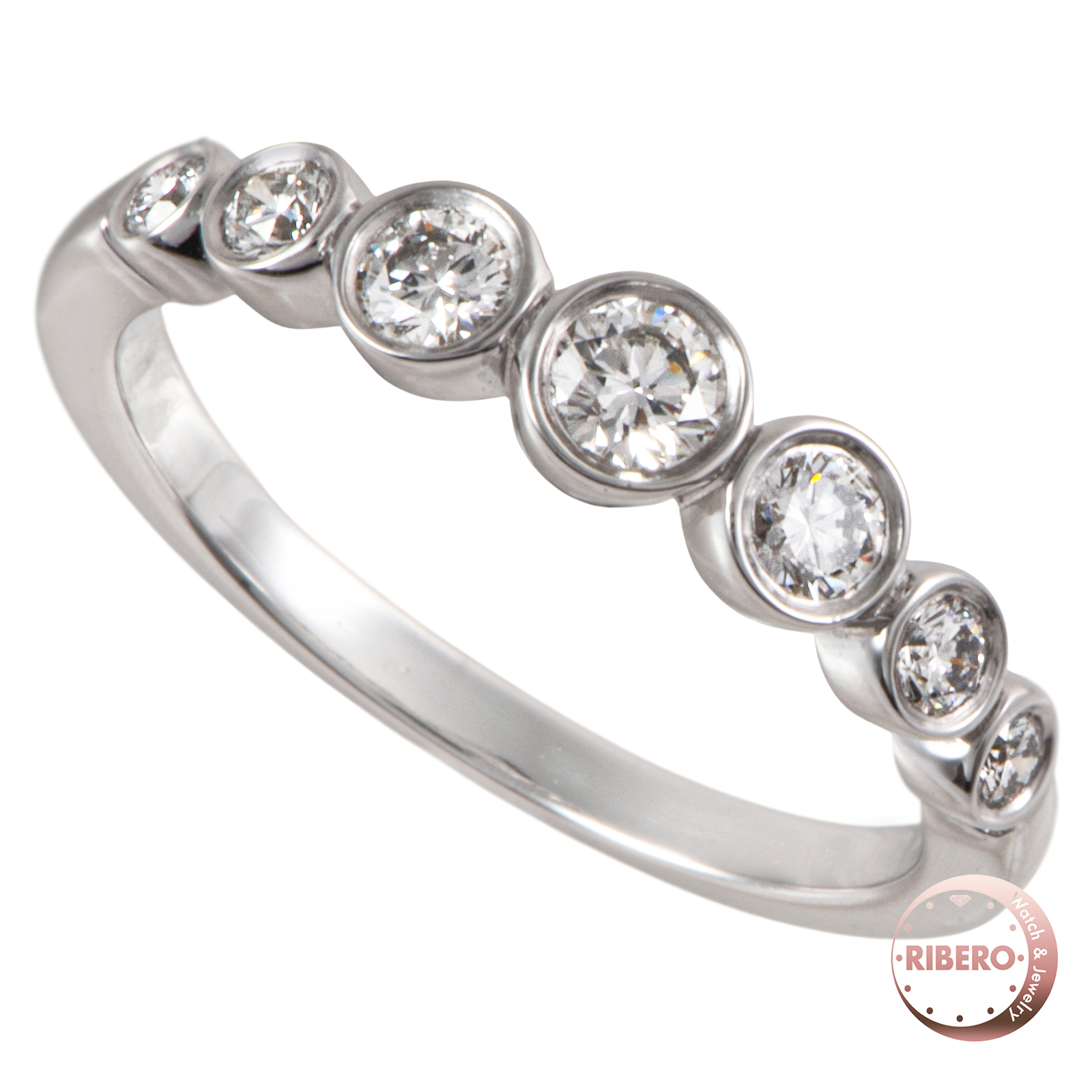 ティファニー ジャズ グラジュエイテッド リング 12号