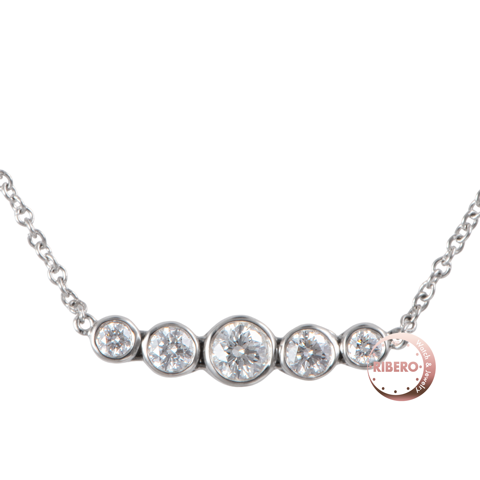 ティファニー ジャズ  グラジュエイテッド ネックレス