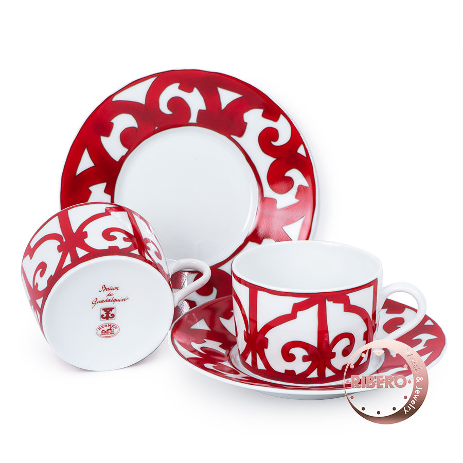 エルメス ガダルキヴィール カップ&ソーサー ペアセット