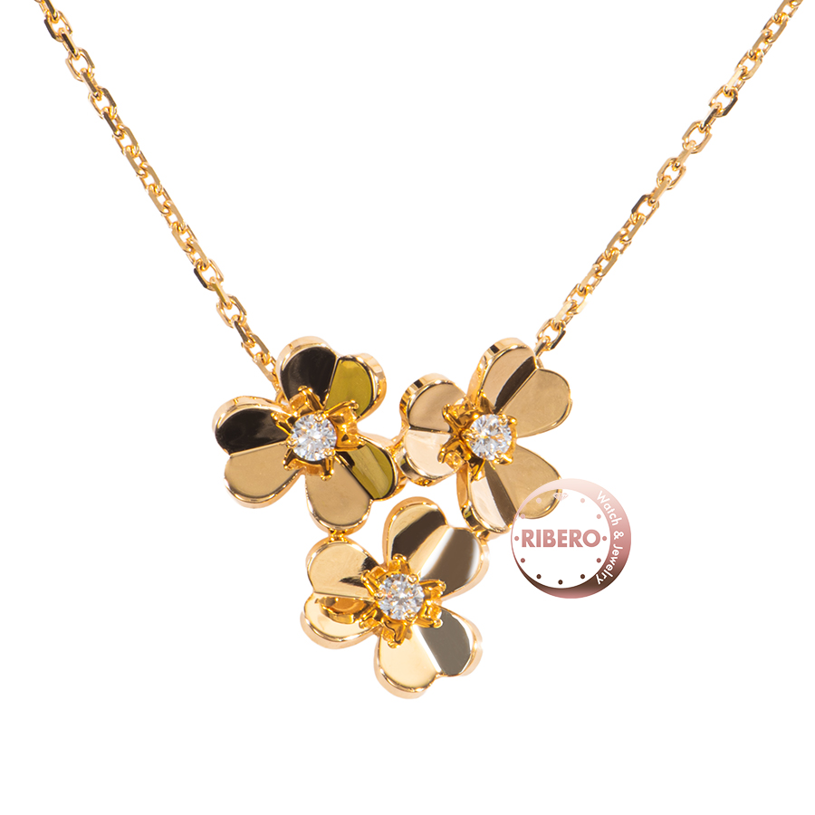 ヴァンクリーフ＆アーペル フリヴォル ペンダント 3フラワー ミニモデル