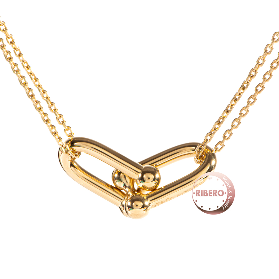 ティファニー ハードウェア ラージ ダブル リンク ペンダント