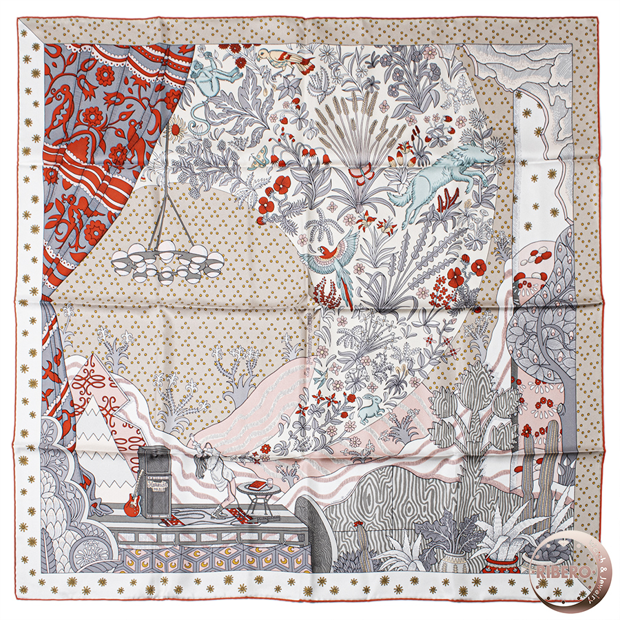 エルメス カレ90 Le Premier Chant 始まりの歌 スカーフ