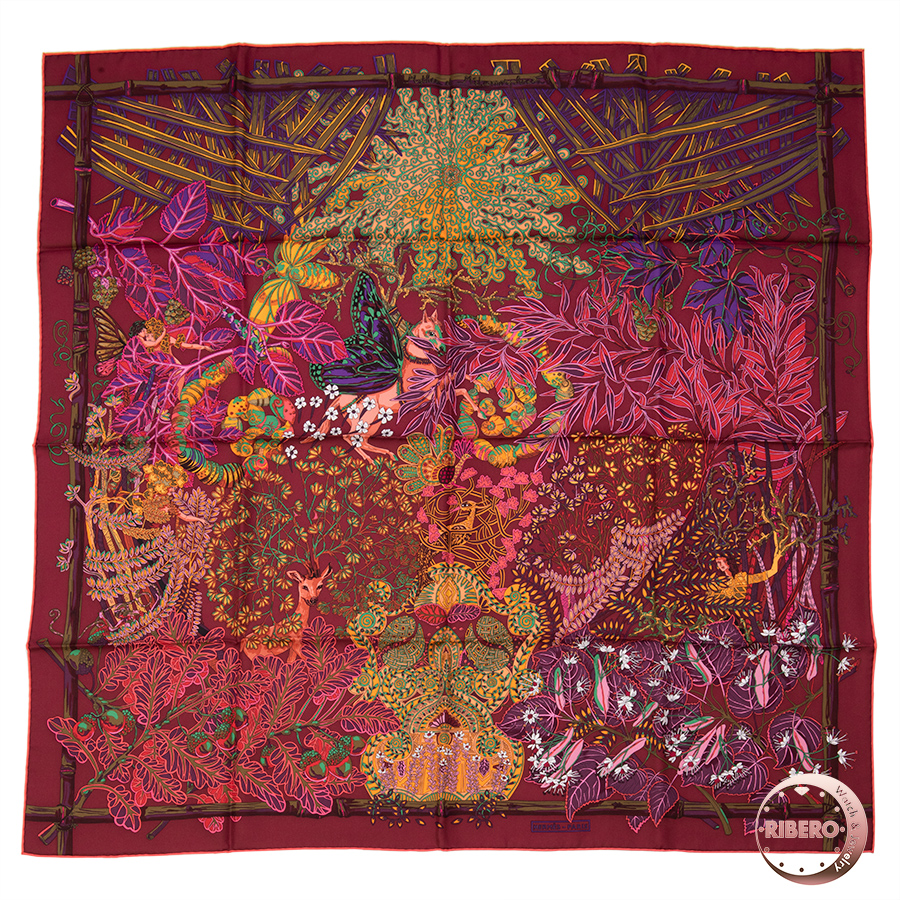 エルメス カレ90　Mythes Et Metamorphoses 神話とメタモルフォーズ スカーフ