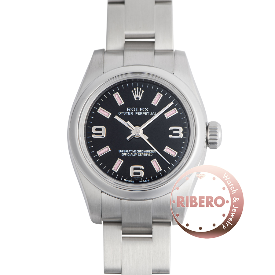 ロレックス オイスターパーペチュアル 176200 ランダム ピンクバー