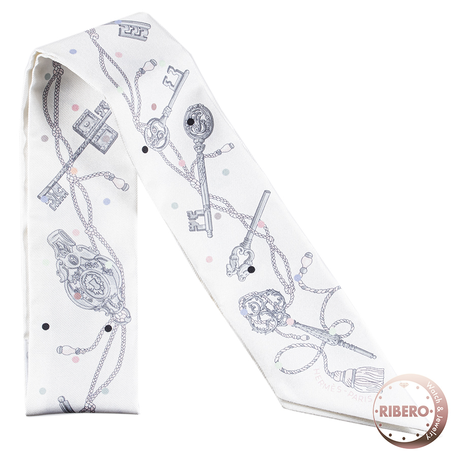 エルメス ツイリー Les Cles a Pois レ・クレ・ア・ポア