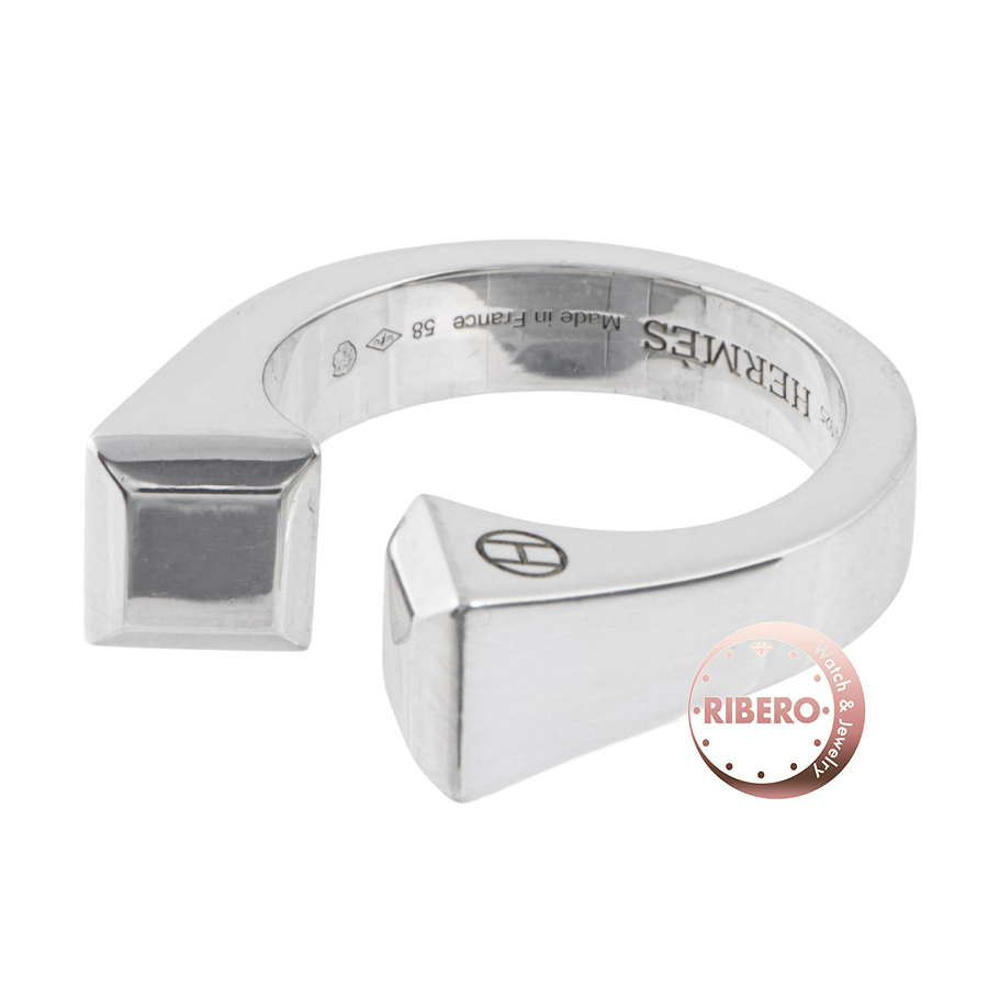 エルメス Clou de forge クルー・ド・フォルジュ リング 18号