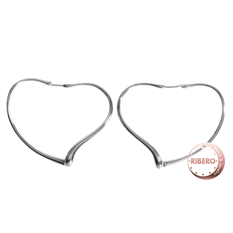 ティファニー オープンハート フープ ピアス