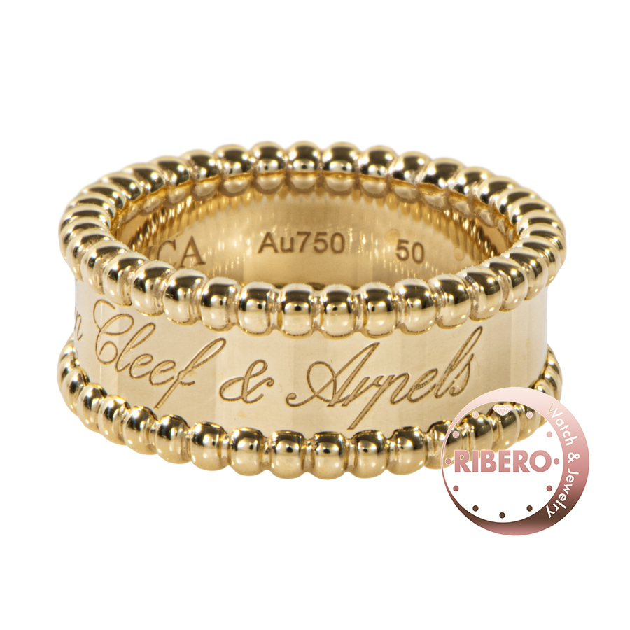 ヴァンクリーフ＆アーペル ペルレ シニアチュール リング 10号