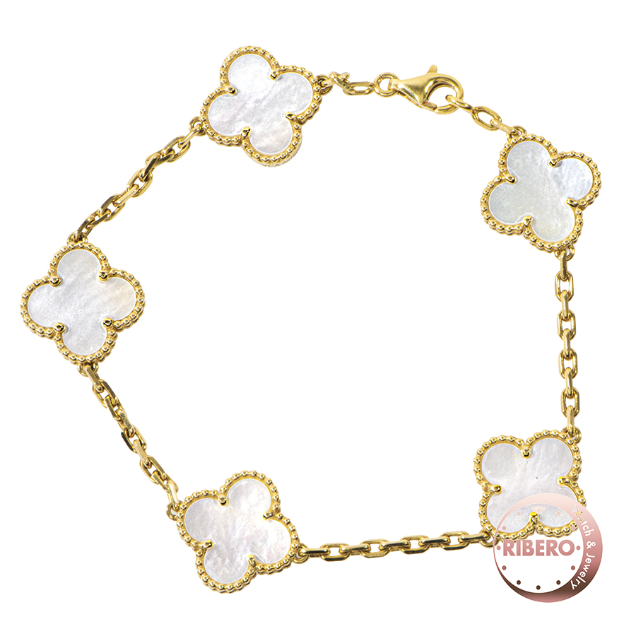 ヴァンクリーフ＆アーペル アルハンブラ ブレスレット 5モチーフ