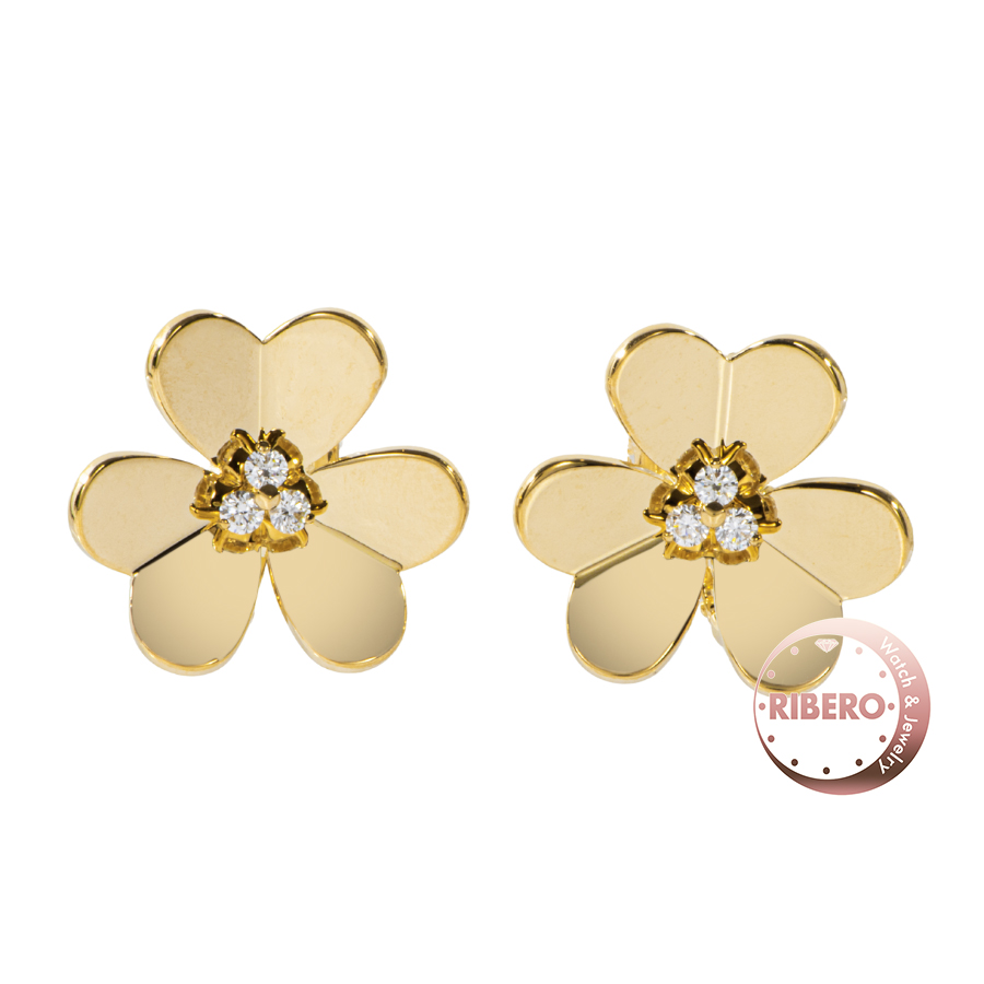 ヴァンクリーフ＆アーペル フリヴォル ピアス ラージモデル