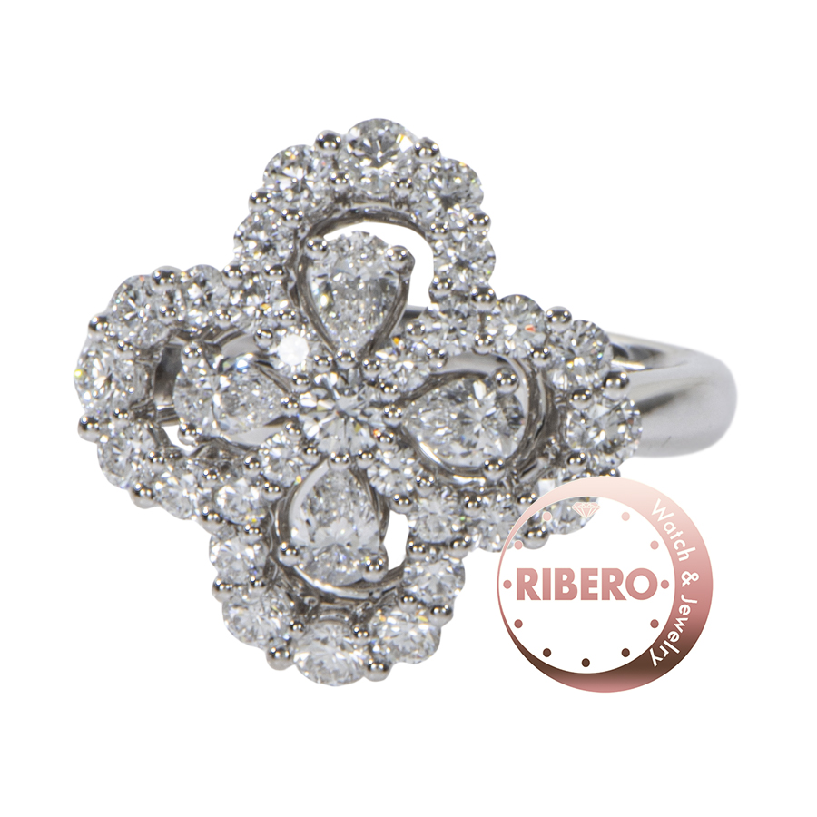 ハリーウィンストン ループ ミニループ フルモチーフ リング 9号