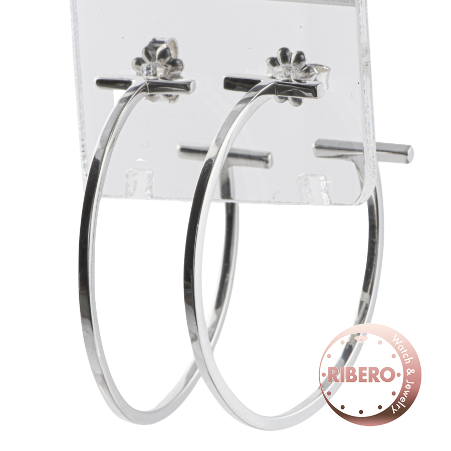 ティファニー ティファニーT ワイヤーフープ ピアス