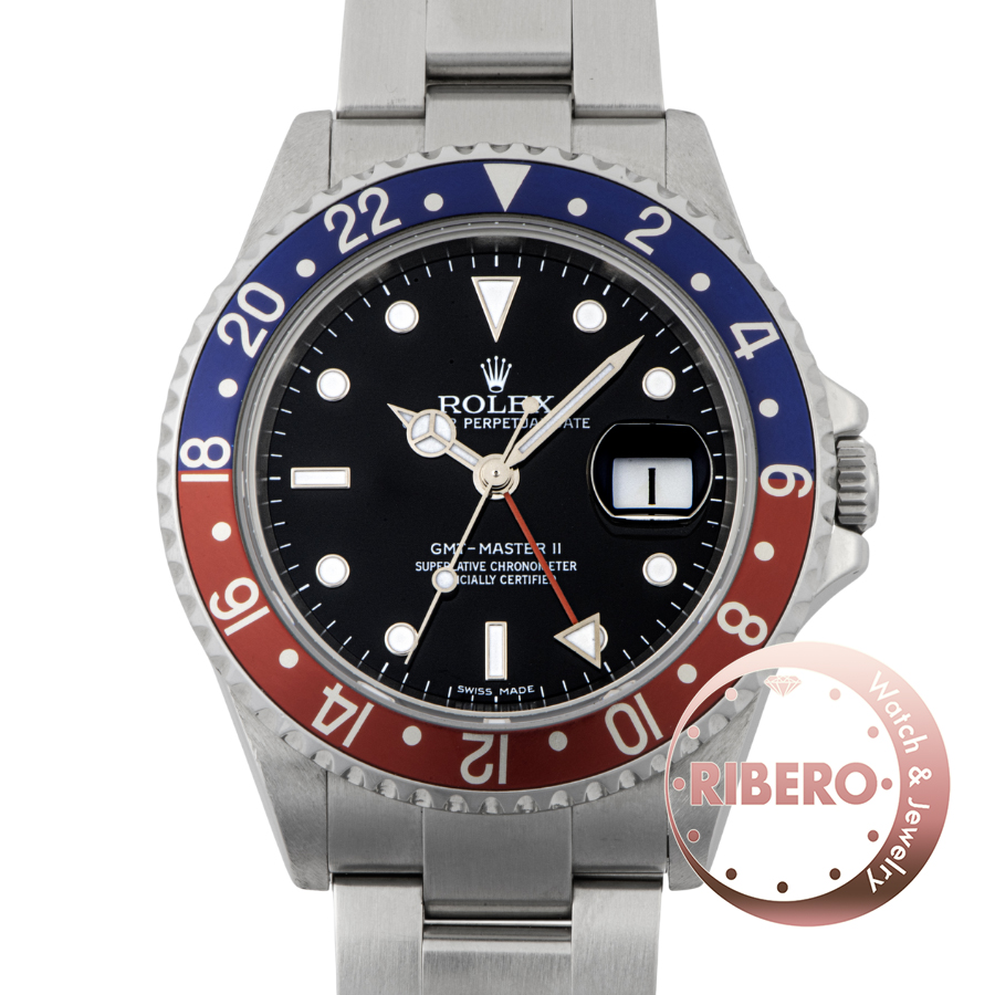 ロレックス GMTマスター2 16710 Z番 Cal.3186 スティックダイアル