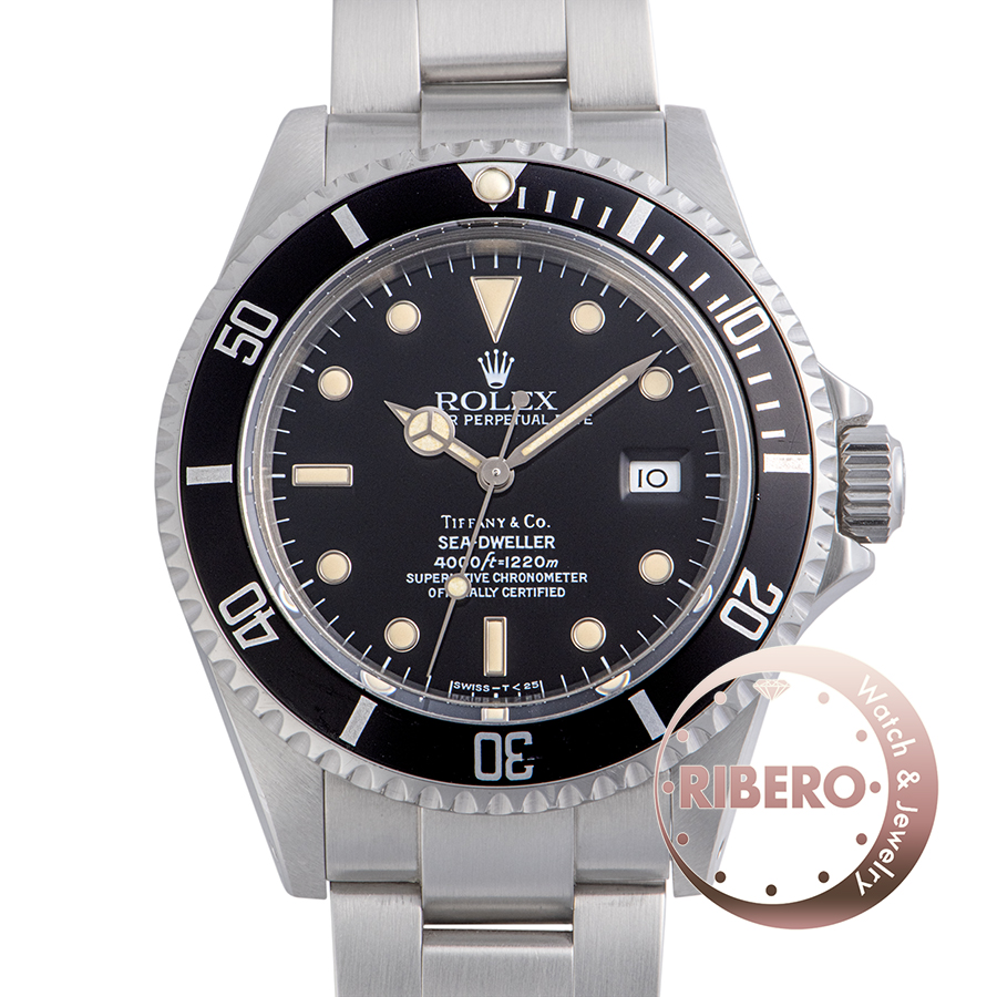 ロレックス 16600 N番 Tiffany & Co Wネーム トリチウム