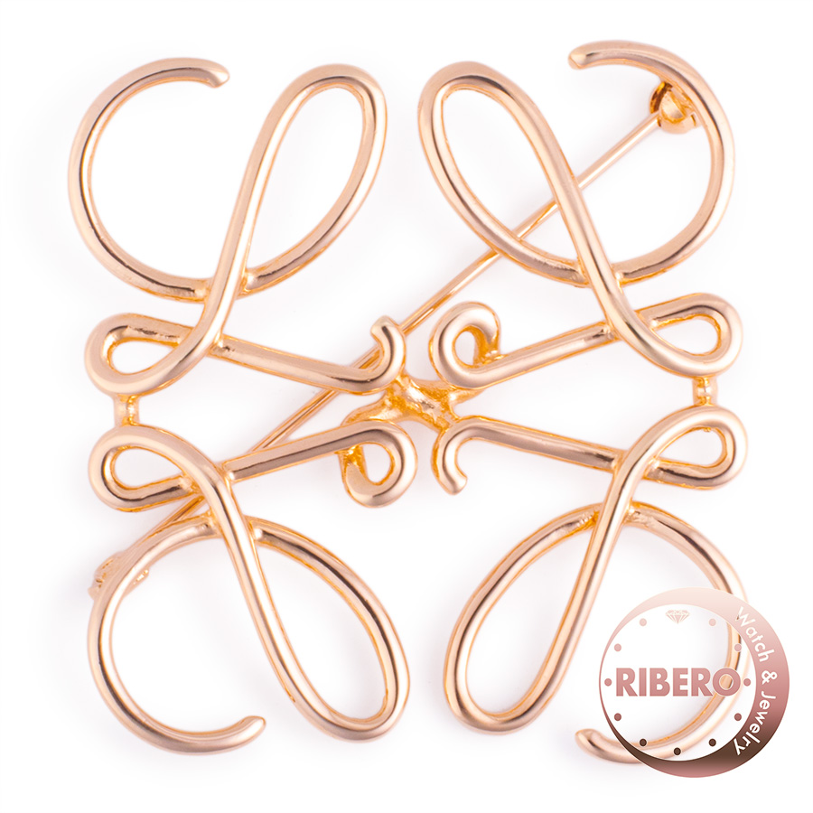 ロエベ アナグラム ブローチ