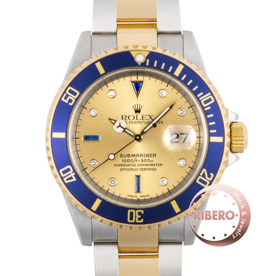 ロレックス サブマリーナデイト 16613SG F番
