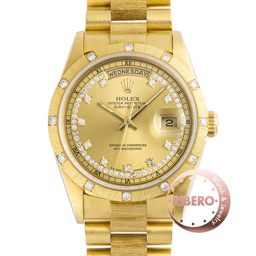 ロレックス 18308 X番 10Pダイヤ ミリヤードダイアル