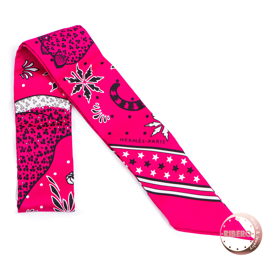 エルメス ツイリー Les Leopards Bandana(レオパード・バンダナ)
