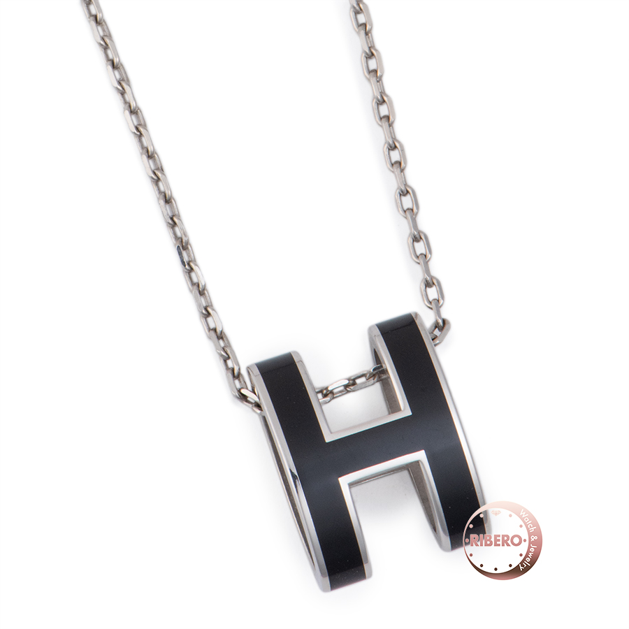 エルメス ポップH（アッシュ） ネックレス POP H