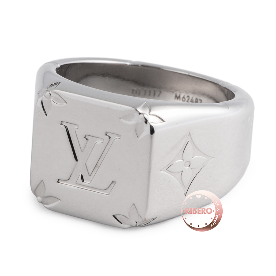 ルイ・ヴィトン シグネットリング モノグラム リング 指輪 19号