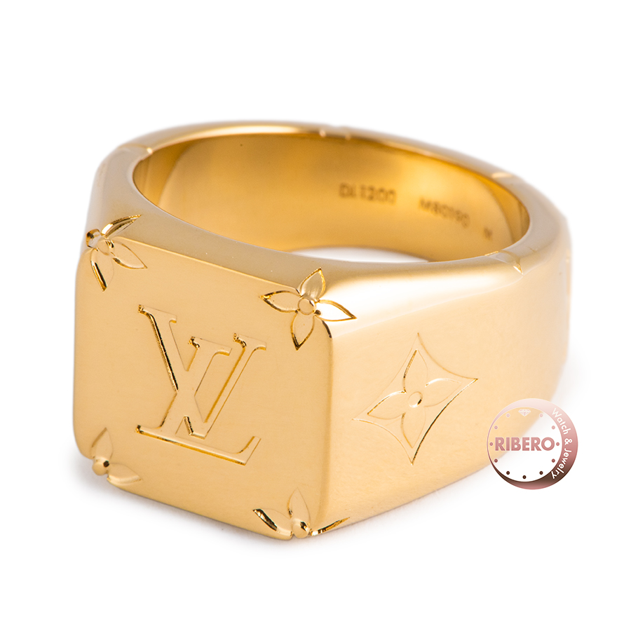 ルイ・ヴィトン シグネットリング モノグラム リング 指輪 19号