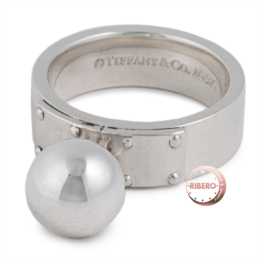 ティファニー ハードウェア ボールダングル リング 13号