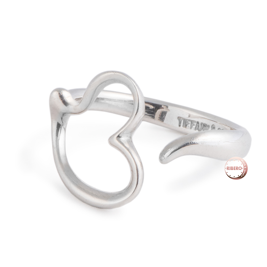 ティファニー オープンハート リング 12号