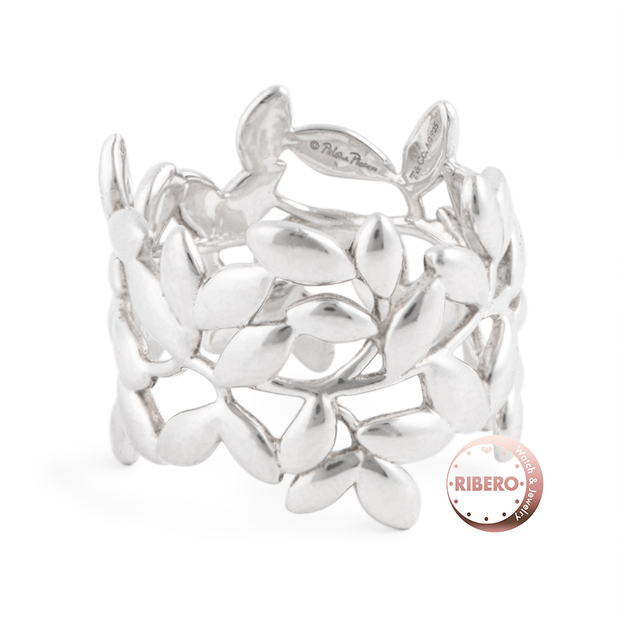 ティファニー オリーブリーフ バンド リング 12号