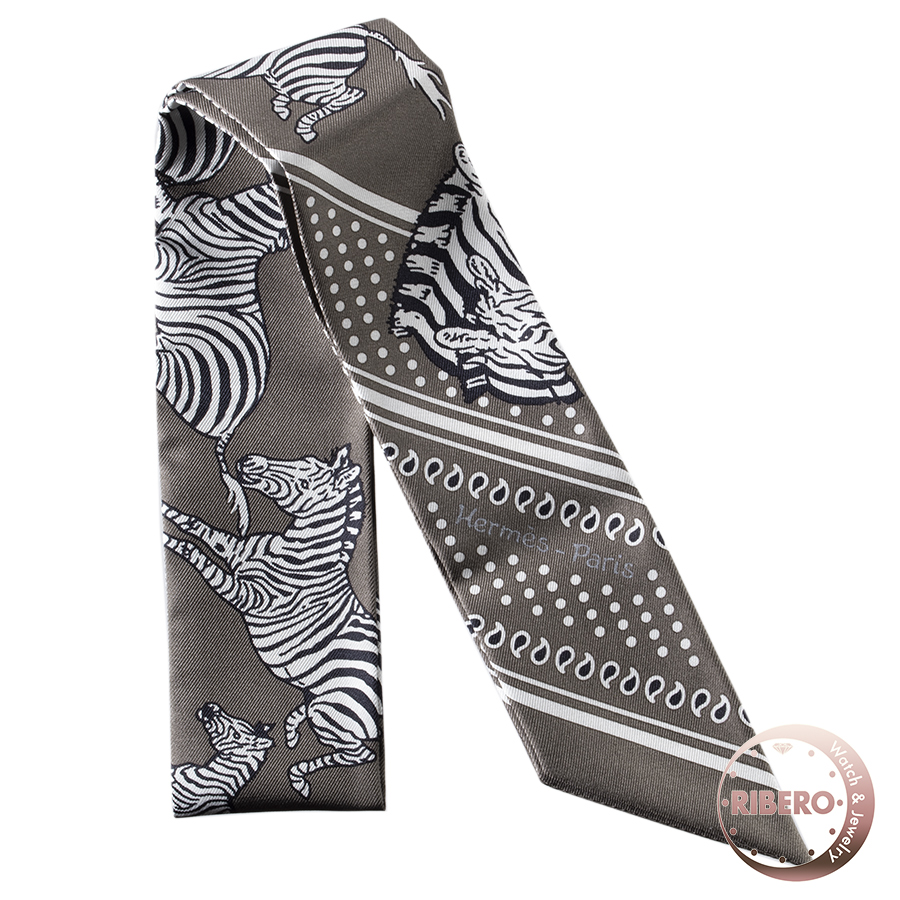 エルメス Les Zebres Bandana ゼブラ バンダナ ツイリー