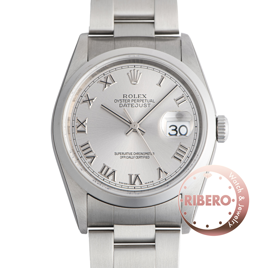 ロレックス デイトジャスト 16200 F番 シール付き