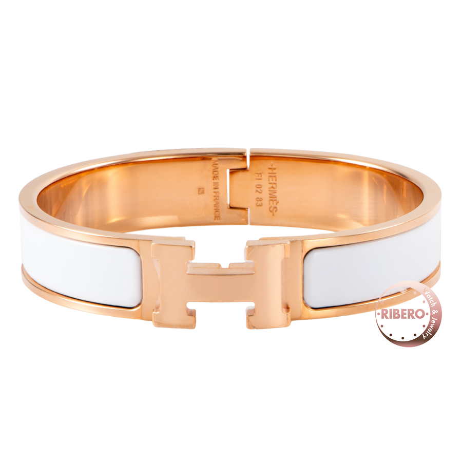 エルメス エナメル ブレスレット クリック H ブレスレット